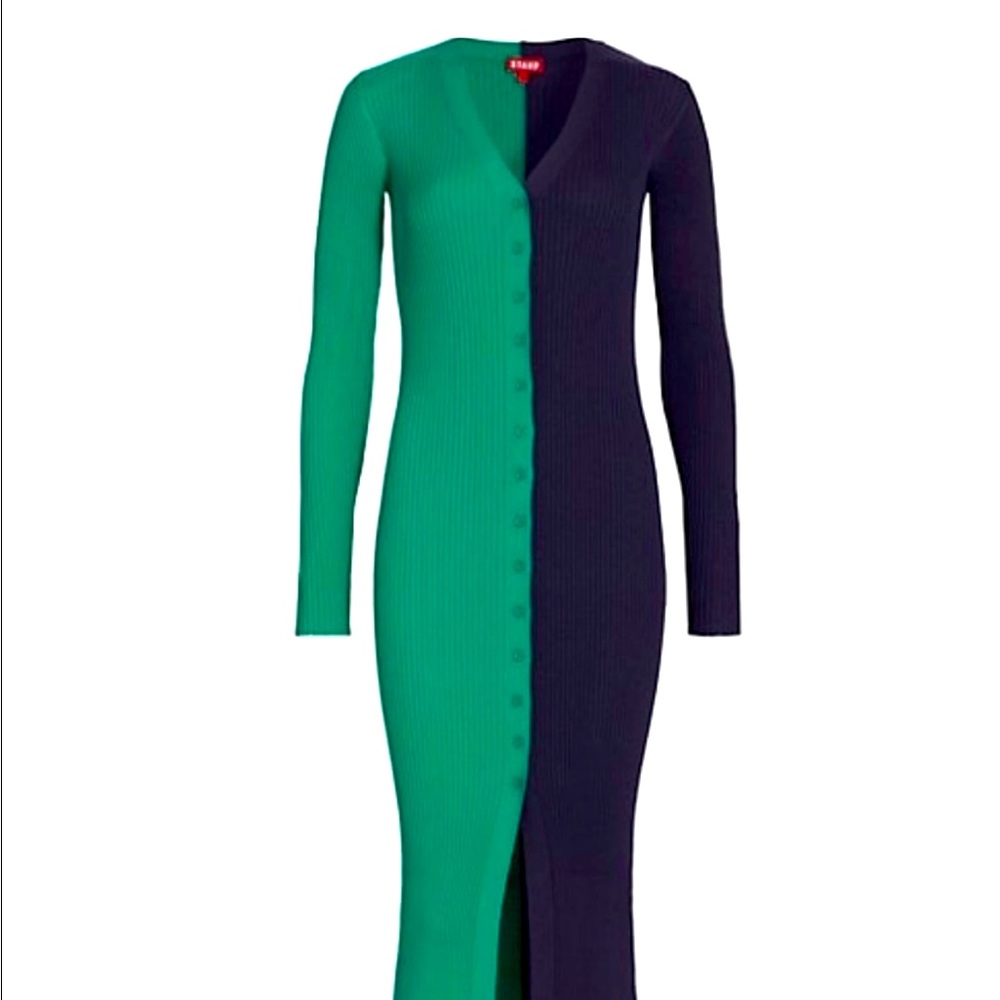 STAUD color block dress
